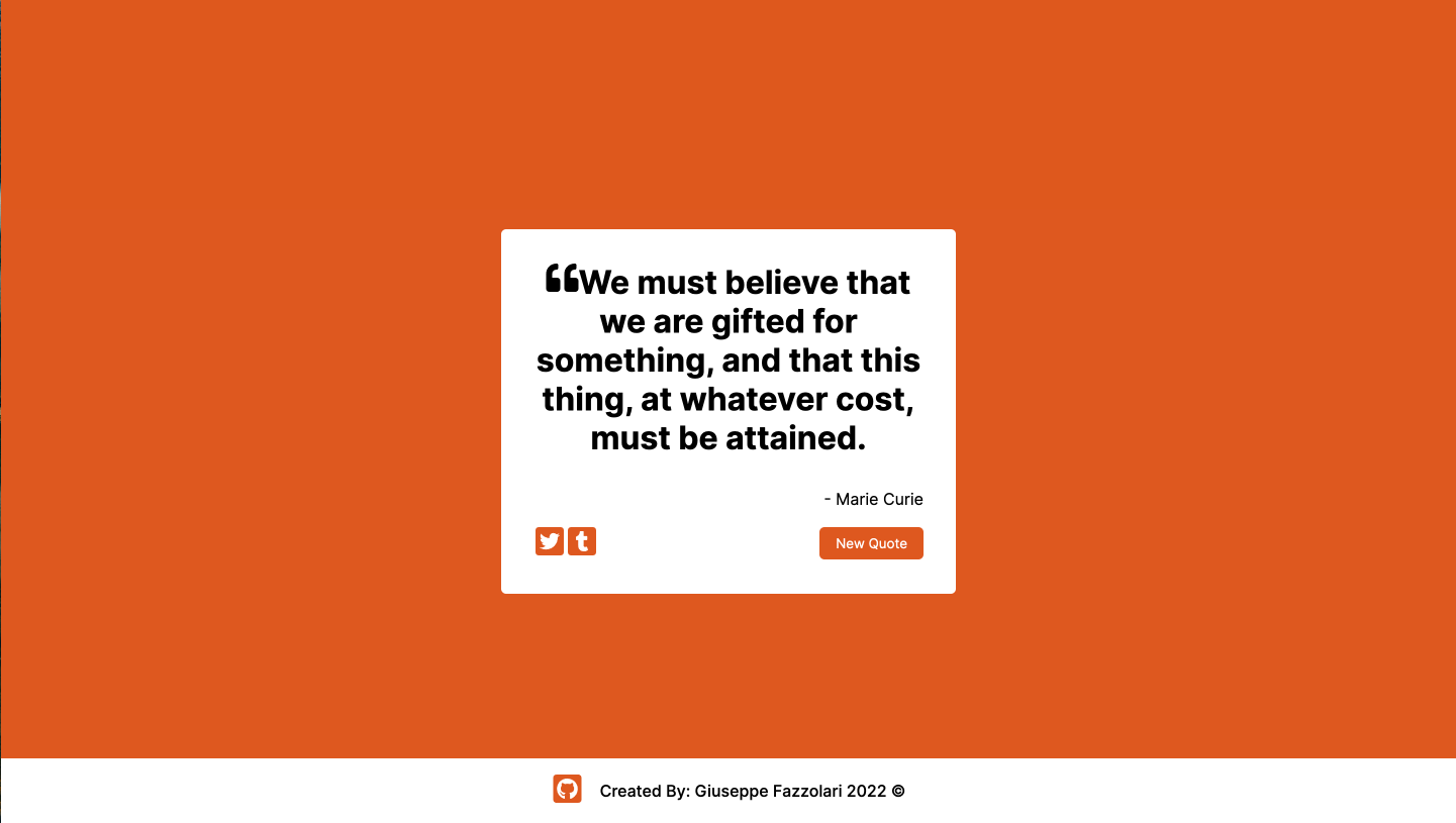 random quote machine